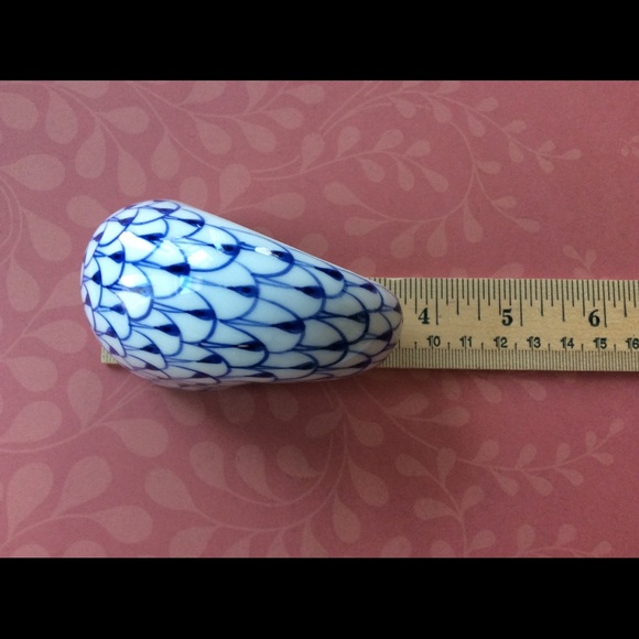 Andrea by Sadet: Blue & White Porcelain Nautilus. - Picture 4 of 9